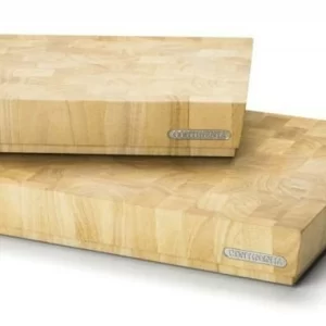 Continenta Hackblock Aus Gummibaum Stirnholz 48 X 36 X 7,3 Cm 10