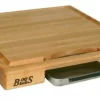 Boos Blocks Schneidebrett PrepMaster Mit Auffangschale 38 X 35 X 6 Cm/ 5,3 Kg 17